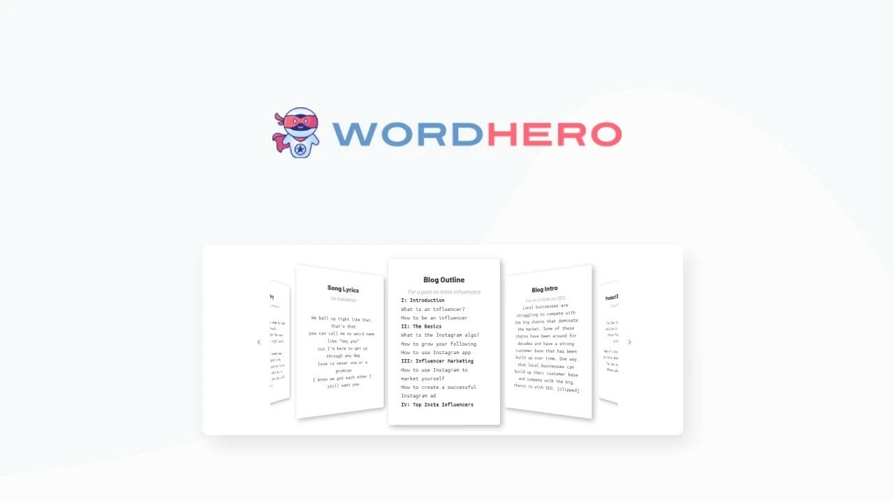 wordhero lifetime deal