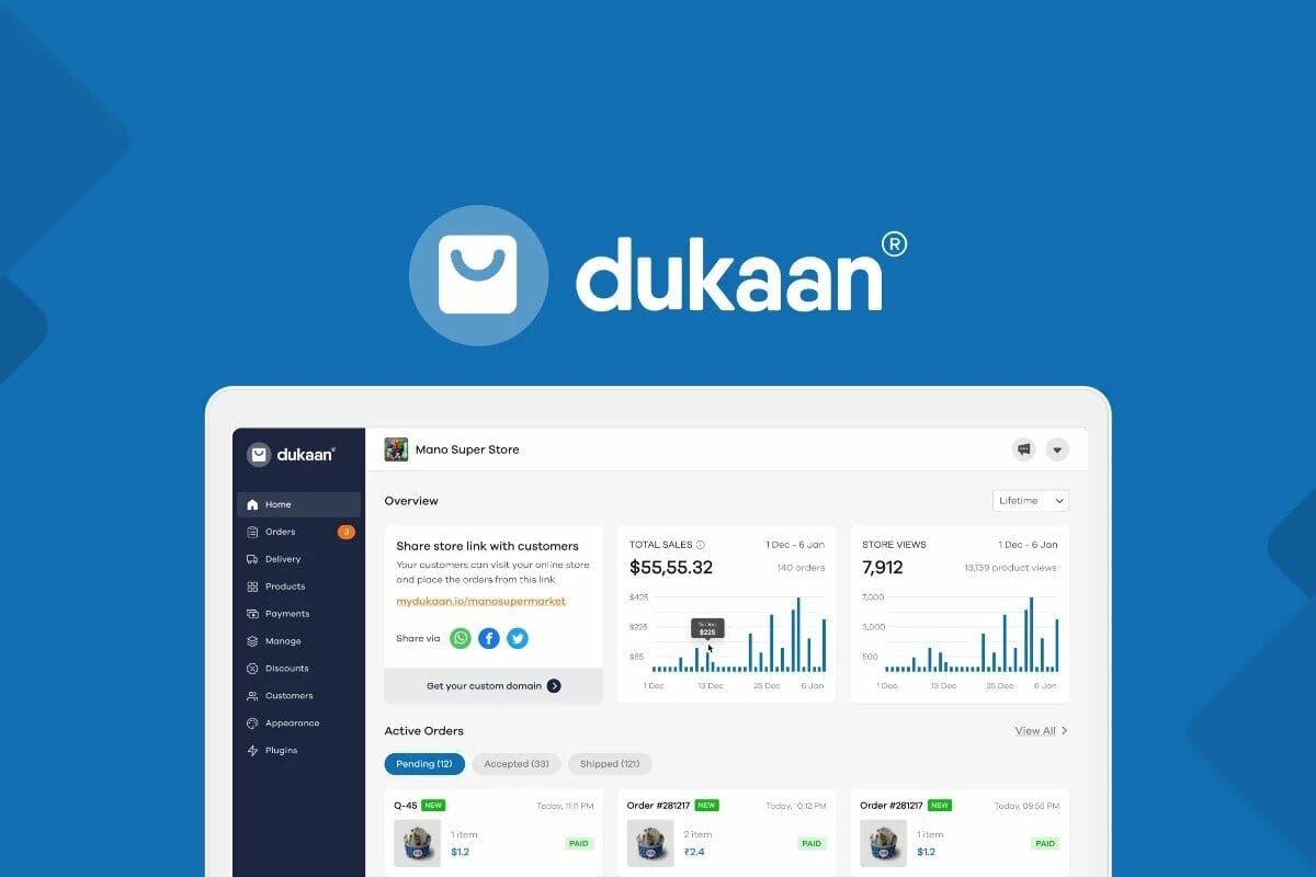 Dukaan lifetime deal