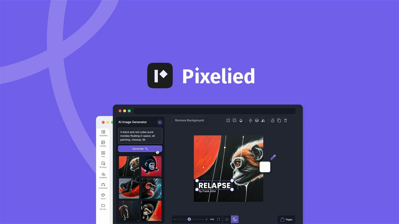 Pixelied lifetime deal