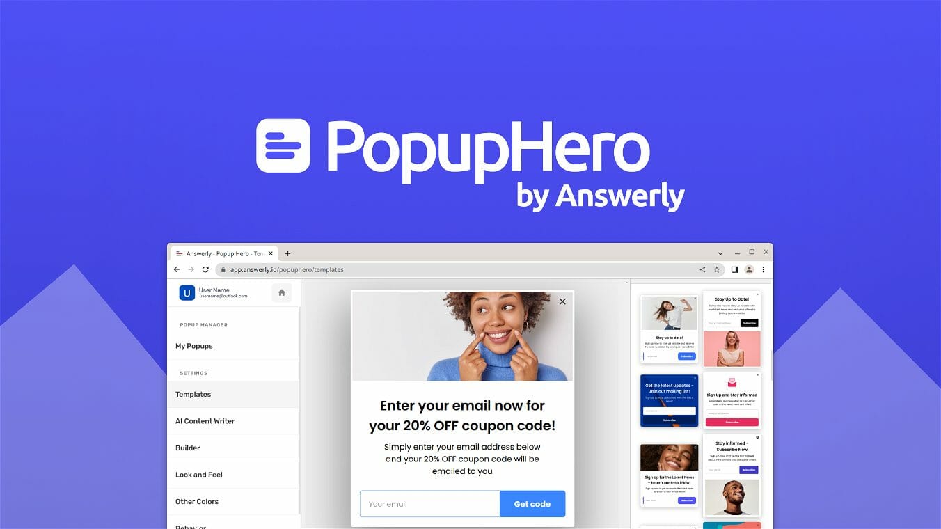 popup hero lifetime deal