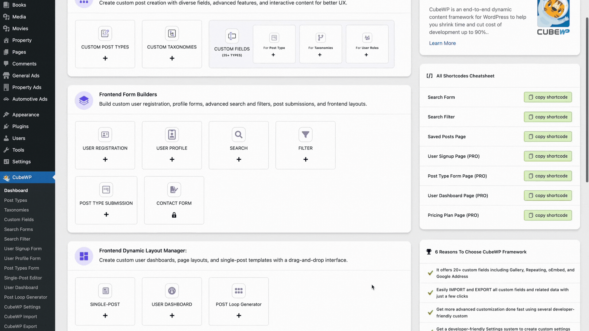 cubewp lifetime deal 3