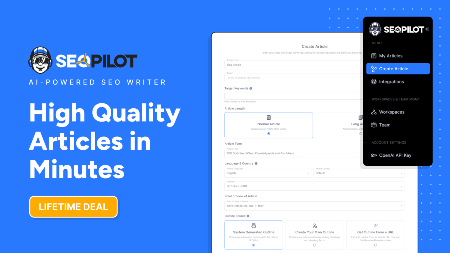 seopilot ai writer lifetime deal 1