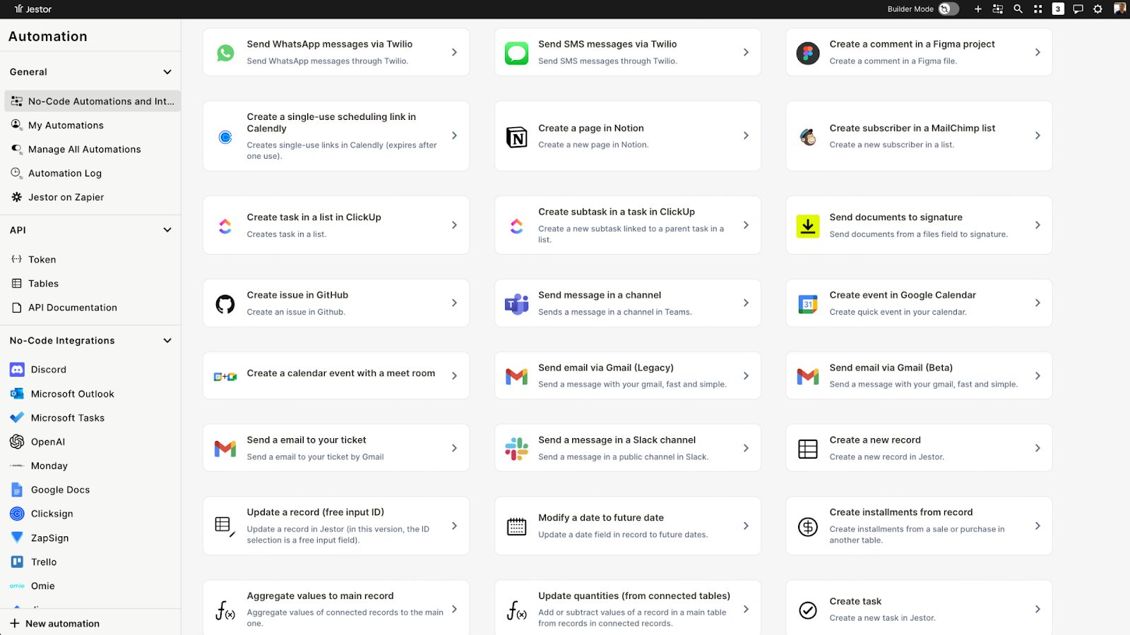 No-code automations
