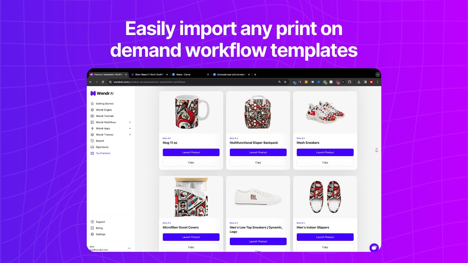 Print-on-demand workflow