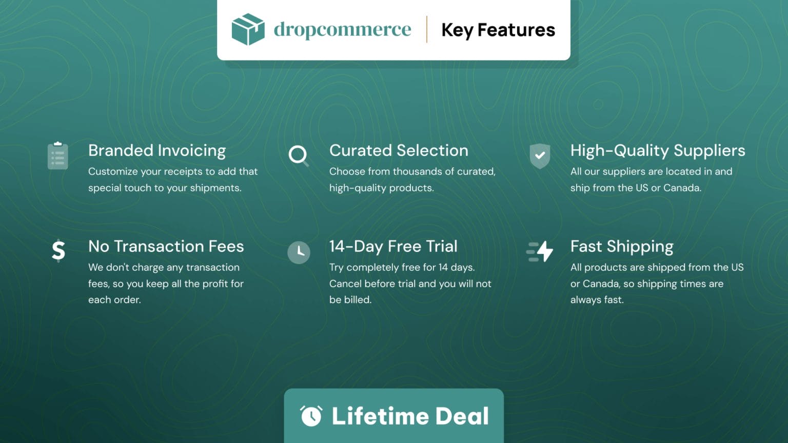 Dropcommerce lifetime deal 2